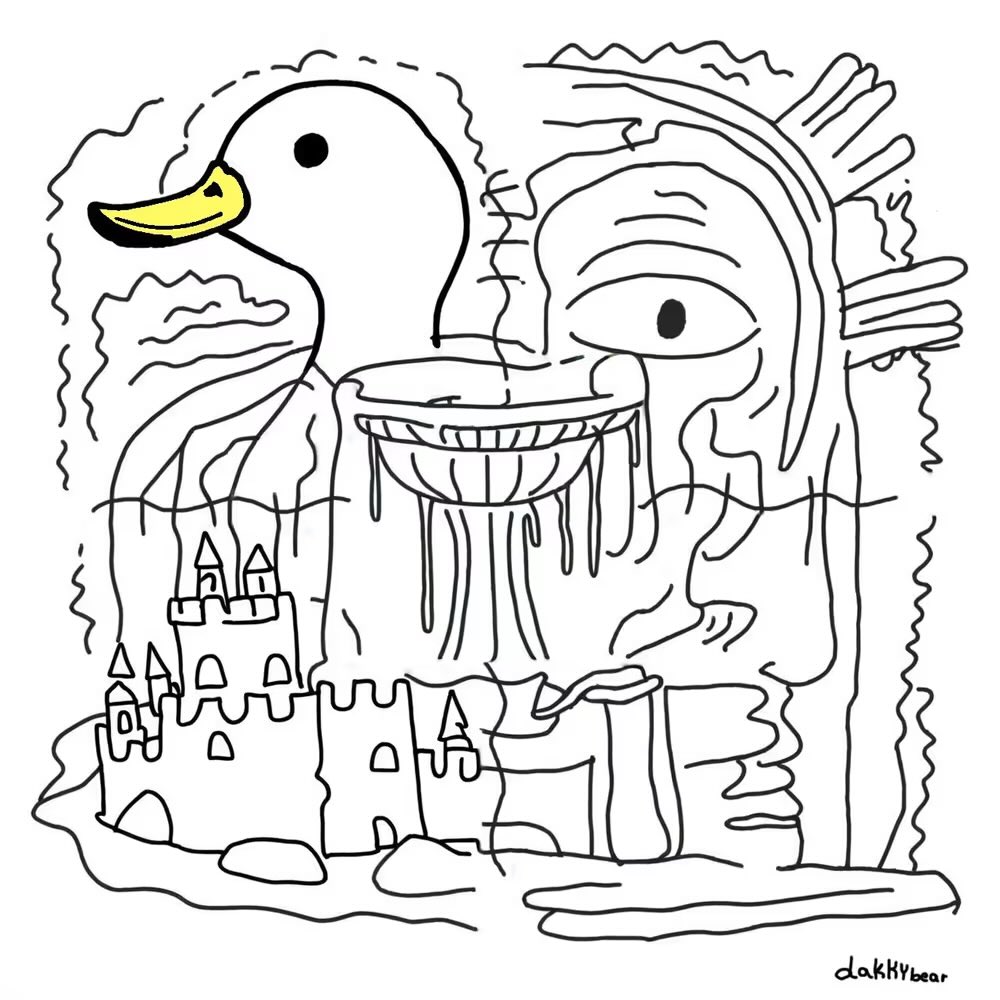 Cryptorockstar's tweet image. 🦆💦 “Duck Fountain of Eternal Chaos” just dropped
Cute duck. Nightmare waterfall. Melting Liberty staring into your soul.
Brutally raw NFT energy. Zero chill.
Part of the @Brutally_Raw collection.
Collecting or scrolling? 👀
#NFT #BrutallyRaw