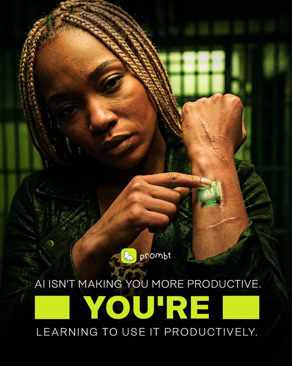 prombtai's tweet image. The difference matters.

The #tool doesn't change — the habit does.
Prombt simplifies the process but doesn't do magic.
You do the magic.

#AI #MultiAI