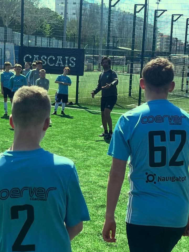 scotlandcoerver's tweet photo. PRO CLUB DAY ///

Another fantastic session delivered by Hugo Leal at Estroil Praia for our Coerver National squad boys today 

Now they are off to watch Ian Cathro's team v Porto 

A great day of learning for both our players &amp; our Coerver Coaches

#onlywithcoerver https://t.co/OPYw22Q7LR