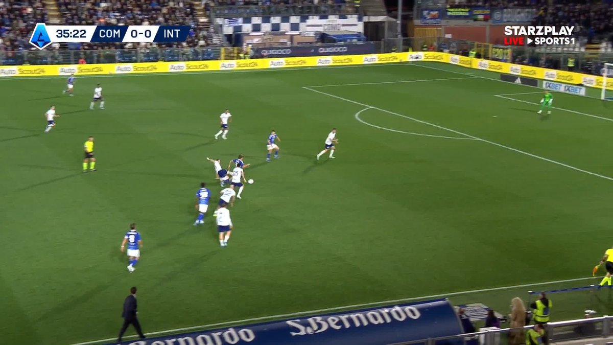 أليكس فالي يفتتح التسجيل لكومو ويهز شباك إنتر من متابعة رائعة الدوري الإيطالي | #كومو_إنتر 