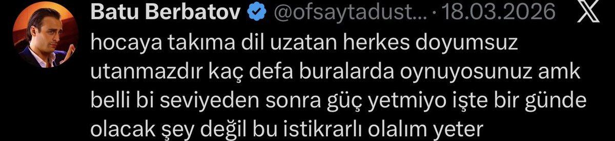 Catacombe1905's tweet photo. @ofsaytadustum Devam et sen https://t.co/Psn6TgAqB7