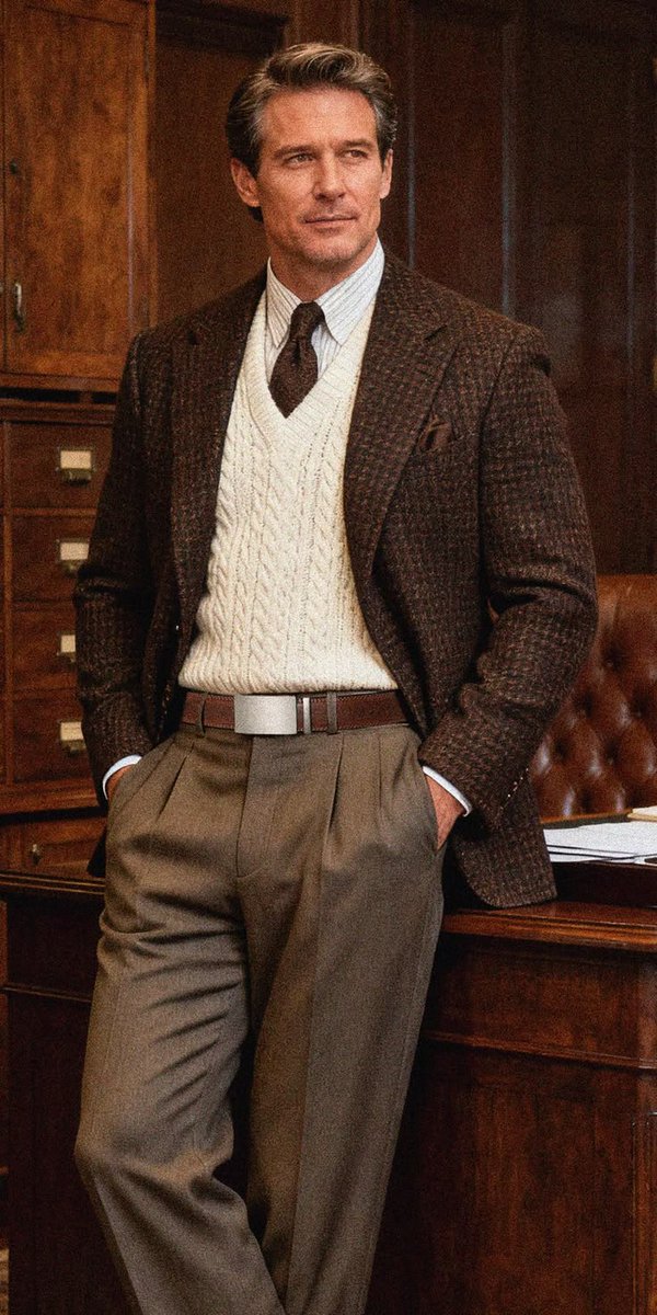 The art of the blazer + half sweater combo