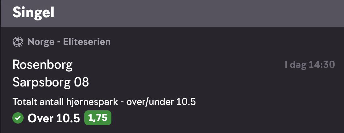 En enkel i dag ✌️