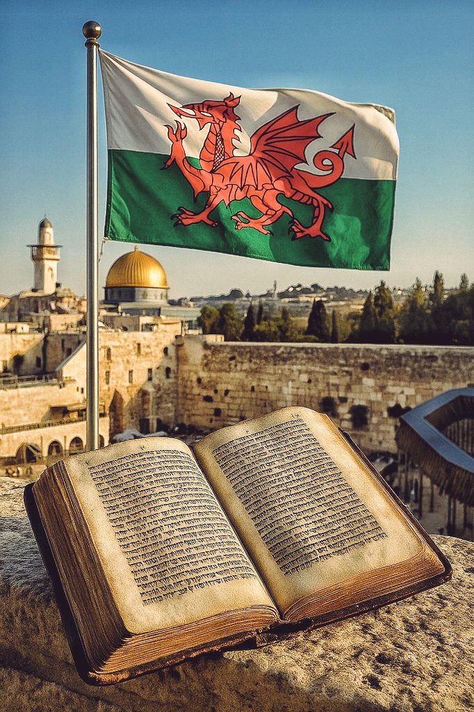Englishremnant's tweet photo. The Ancient Connection: Welsh and Hebrew

Few realise how close the Welsh tongue - Cymraeg - is to the ancient Hebrew of Scripture.
Long before universities and modern linguists tried to categorise languages, men of faith in Britain noticed something remarkable: that the words of Wales carried the echo of Israel.

Both are old, sacred languages - poetic, rhythmic, built on sound and spirit rather than modern invention.
Both are verb-first, both link prepositions to pronouns, and both roll with the same cadence found in psalms and ancient poetry.

Many words are almost identical - not only in sound, but in meaning:

Bagad (Welsh) - a troop or band of men.
Bagad (Hebrew) - a troop cometh.

Cas (Welsh) - hatred.
Caas (Hebrew) - hatred, loathing.

Dafnu (Welsh) - to drip or distil.
Nataph (Hebrew) - to drip, to distil.

Iachad ni (Welsh) - Thou hast healed me.
Hechiyatni (Hebrew) - Thou hast healed me.

Adon / Dyn (Welsh) - lord, man.
Adon (Hebrew) - lord, master.

Anudon (Welsh) - without God.
Ain Adon (Hebrew) - without the Lord.

Gael hedd (Welsh) - heap of testimony.
Galaed (Hebrew) - heap of witness.

Am geryddo fo (Welsh) - at his reproof.
Im ge’arato (Hebrew) - at his reproof.

By-lllwng Adon-ydb holl neuodh Jago (Welsh) - the Lord has swallowed up all the tabernacles of Jacob. Balla Adon et kol neoth Yaacov (Hebrew) — the Lord has swallowed up all the dwellings of Jacob.

Nesa awyr peneu chwi (Welsh) - lift up the light of your face.
Nasa or panecha (Hebrew) - lift up the light of your countenance.

Even whole phrases seem to cross time and sea - as though Britain still hums with echoes of ancient Zion.

Some have long believed this is no accident. They say that when the Ten Lost Tribes of Israel were scattered, many travelled west - across Europe, through the British Isles - carrying fragments of their ancient tongue and faith with them. In the hills of Wales, in the old Cornish and British kingdoms, traces of that memory may still whisper through the language itself. It’s no wonder the old poets called Welsh Iaith y Nefoedd -
The Language of Heaven.

Perhaps, beneath the mountains and mists of Wales, the voice of one of Israel’s lost tribes still speaks. Coincidence or ancient link - who can say? But it’s certainly fascinating. 🏴󠁧󠁢󠁷󠁬󠁳󠁿🇬🇧🏴󠁧󠁢󠁷󠁬󠁳󠁿🇬🇧🏴󠁧󠁢󠁷󠁬󠁳󠁿🇬🇧🏴󠁧󠁢󠁷󠁬󠁳󠁿🇬🇧🏴󠁧󠁢󠁷󠁬󠁳󠁿🇬🇧🏴󠁧󠁢󠁷󠁬󠁳󠁿🇬🇧