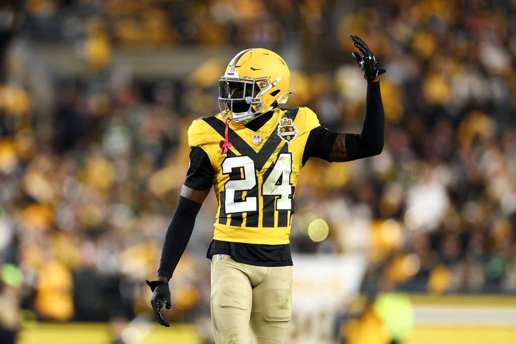 PFHOFAmbassador's tweet image. JOEY PORTER JR, @steelers DB
In 2025, among @NFL CBs to play at least 525 coverage snaps, Porter, produced an Explosive Pass Play Rate Allowed of 0.8% - Ranking 1st (Per @PFF) #HereWeGo #Steelers #Pittsburgh #NFL #NFLDraft #NFLX #NFLNews #NFLTwitter #NFLFootball #NFLPicks