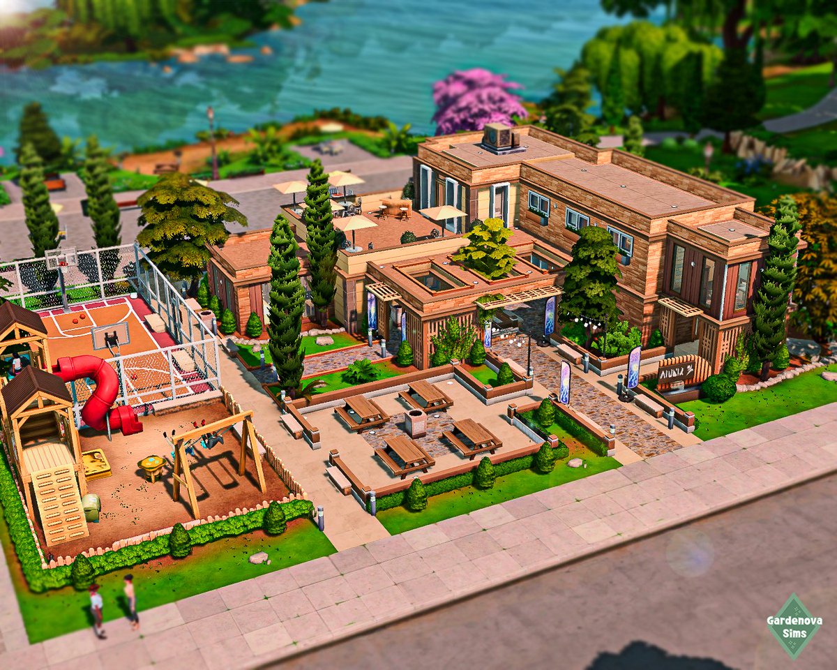 gardenova_sims's tweet image. Pancakes Rec Centre 🌲🌸

The perfect spot to:
- Work out in the gym 🏋
- Take a creative class 🎨💻
- Work Meeting rooms 💼
- Community Spaces 👨‍👨‍👦‍👦
- Park &amp;amp; Basketball Court 🤸🏀

On the gallery now!
ID: Gardenova

Speedbuild on my YT later tonight!

#sims4 #showusyoursims