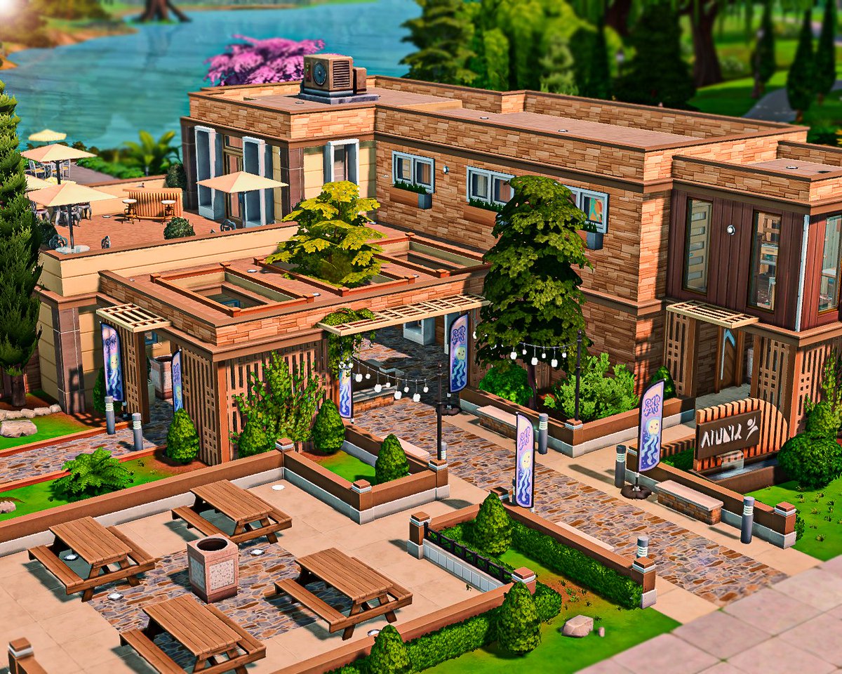 gardenova_sims's tweet image. Pancakes Rec Centre 🌲🌸

The perfect spot to:
- Work out in the gym 🏋
- Take a creative class 🎨💻
- Work Meeting rooms 💼
- Community Spaces 👨‍👨‍👦‍👦
- Park &amp;amp; Basketball Court 🤸🏀

On the gallery now!
ID: Gardenova

Speedbuild on my YT later tonight!

#sims4 #showusyoursims