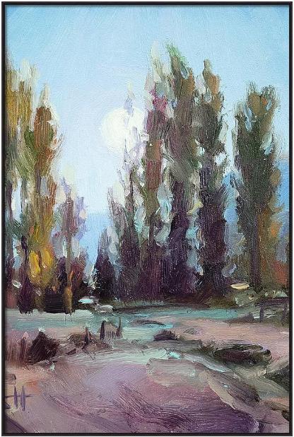 SHendersonArt's tweet image. Don't let another full moon go by without stopping everything you're doing, going outside, and marveling at it.

September Moon framed canvas print, link to purchase is in the replies.
#nature #moon #artoftheday