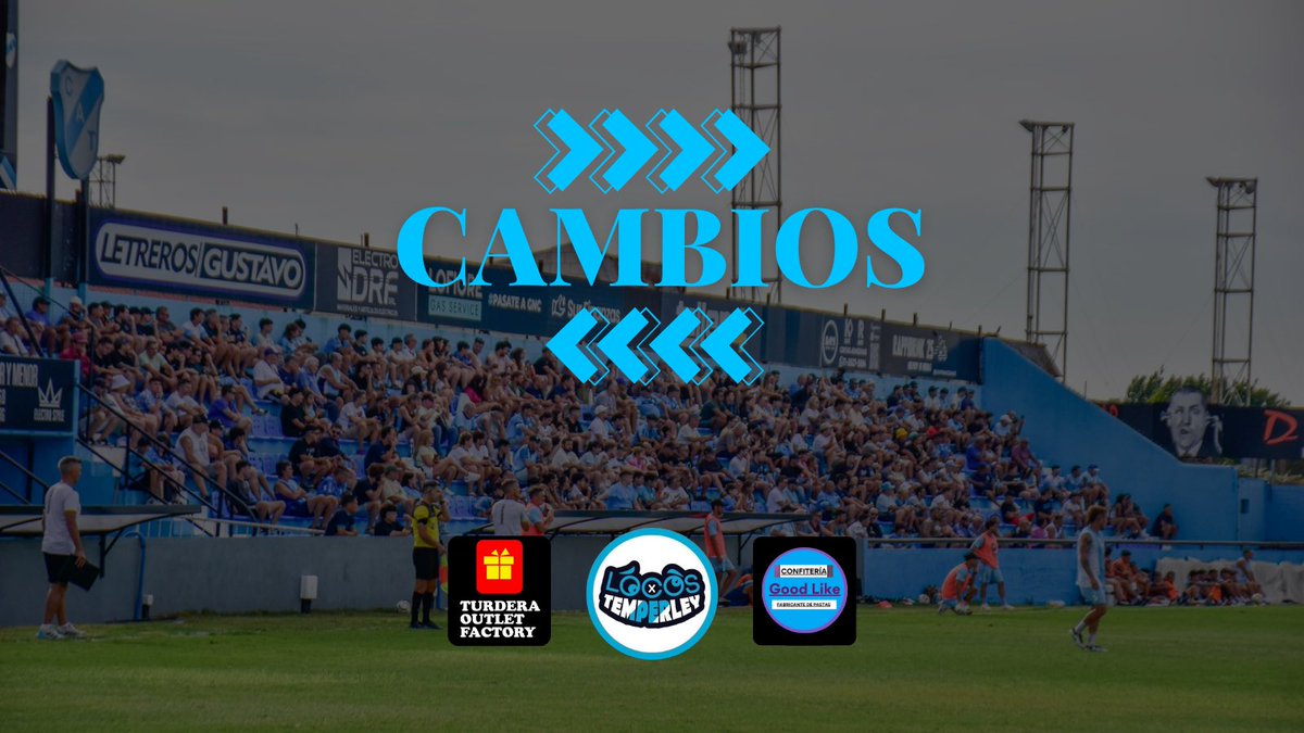 #JuegaElGasolero⛽
©️📹📷

⌚️24’ ST

🔄 CAMBIO EN TEMPERLEY

➡️ Franco Molina, Gabriel Esparza
⬅️  Marcos Echeverría, Franco Benítez

#Temperley 2
🆚
#Quilmes 1

⚪️🔵 #VamosGasoleroCarajo