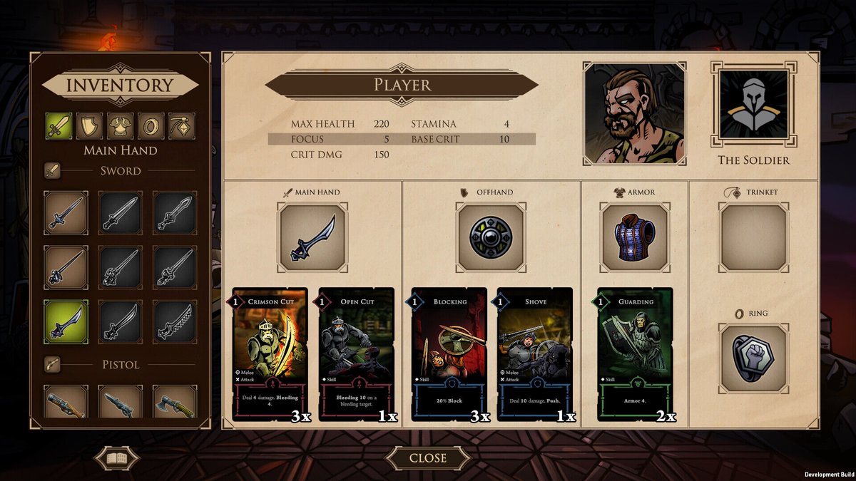 devsanddorks's tweet image. A hand-drawn, dark-fantasy roguelite deckbuilder where you build a run around gear, equipment and weapon mastery. Fight tactical card battles, and push deeper through a branching “dungeon crawl” structure.

Monastery by @Unseen_Domains ⚔️ 

More below ⬇️ 
#indiegame #indiedev