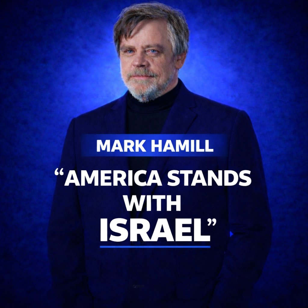 hazan_the_Great's tweet image. Mark Hamill was one of the first voices to speak out after October 7.
“America stands with Israel #ALWAYS” 🇺🇸🇮🇱
No ambiguity. No hesitation.
He later backed those words by signing the Creative Community for Peace letter with thousands of figures across Hollywood—condemning Hamas,