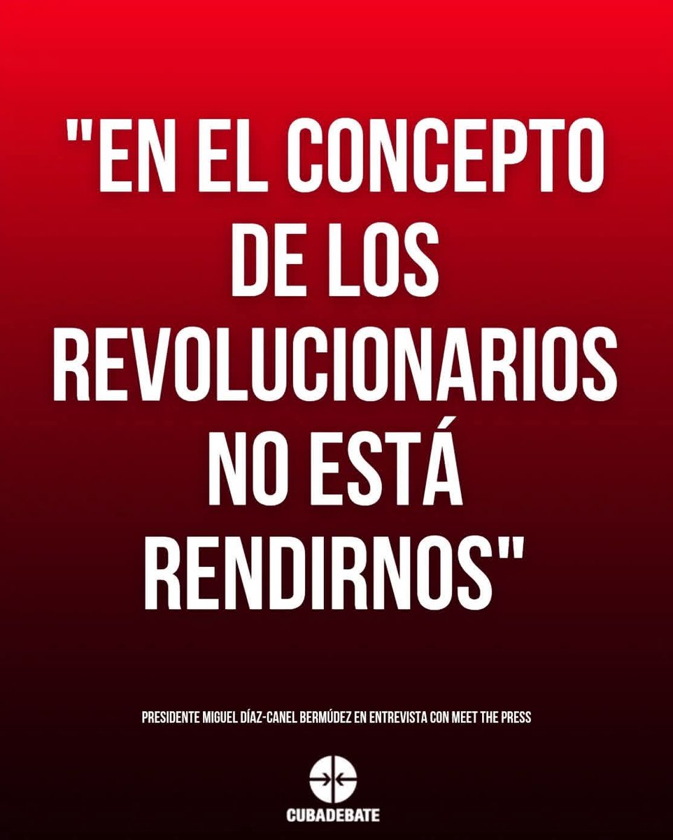 #CubaEstáFirme 
#CubaSoberana