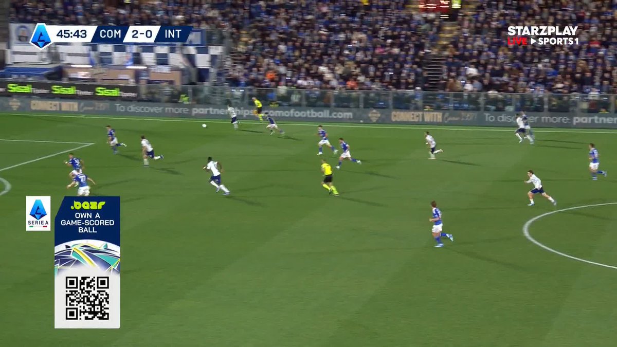 تورام يرد سريعا ويسجل هدف تقليص الفارق لإنتر الدوري الإيطالي | #كومو_إنتر 