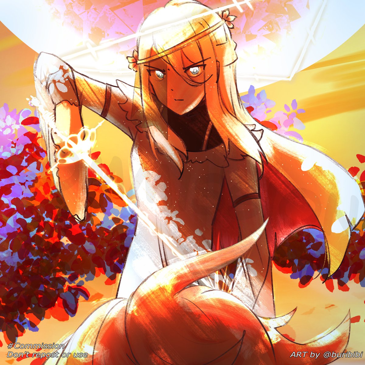 buribibi's tweet photo. I made this for a friend music and asked me to use my own OCs. Really proud of this one and you can check his music in the comments below, it's really good :3
#commission https://t.co/ub6SaBI2FB
