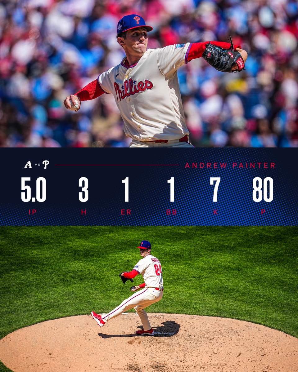 Phillies's tweet image. Painter's day at work 🎨