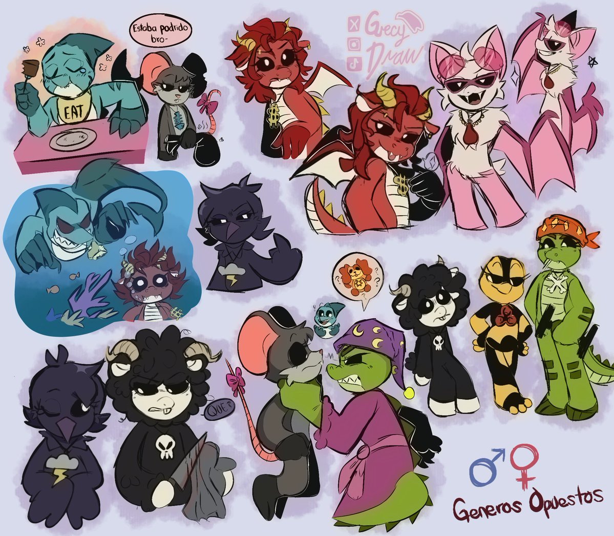 grecydraw's tweet image. 🫠Algo de SC y NC Géneros opuestos♀️♂️
Hoy se termina mis vacaciones ptm😞
#Smilingcritters #Nightmarescritters