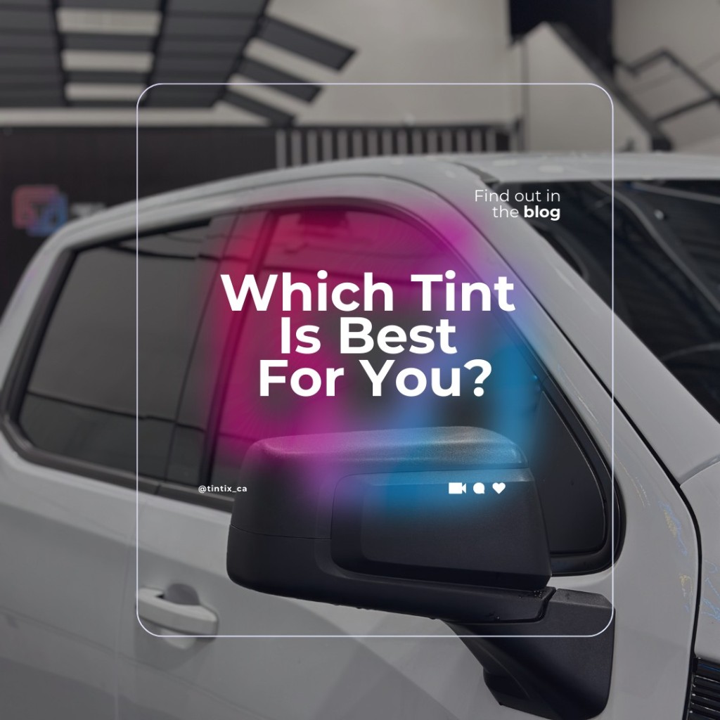 TINTIX_CA's tweet photo. Choosing the wrong window tint costs you comfort and clarity. We compared ceramic, carbon, hybrid, dyed, and metalized tint and broke down what actually matters beyond the sales pitch. Read before you tint: https://t.co/PhlQujyUEw https://t.co/S5JLNAm83l