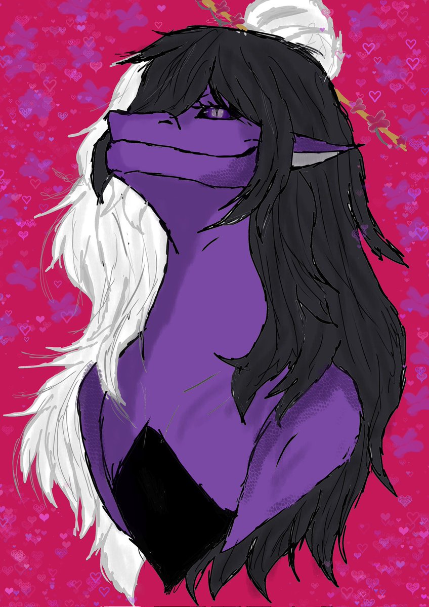 mistic_mary's tweet image. Desenhando VTubers como dragões #68 (@Lilih_Twilight) #fanarts #VTuberBR #art