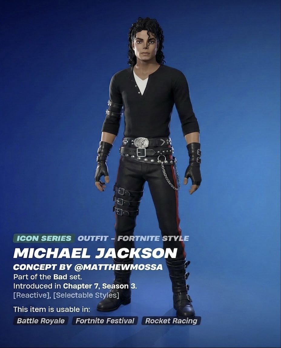 barbiexxxxxxxxo's tweet photo. @HYPEX We need  michael Jackson😭😭
@Fortnite 
@FortniteStatus https://t.co/29Jz2l3U4I