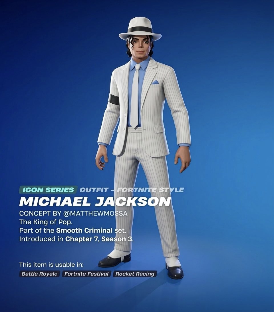 barbiexxxxxxxxo's tweet photo. @HYPEX We need  michael Jackson😭😭
@Fortnite 
@FortniteStatus https://t.co/29Jz2l3U4I