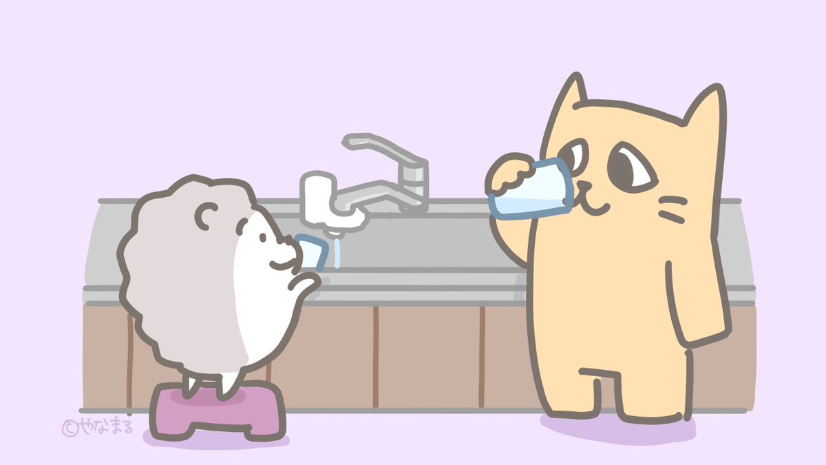 YanamaruFu's tweet photo. 本日は「#浄水器の日」です♪
水分は毎日必ず摂るものだから、気軽においしく飲めるのがいいね👍

#イラスト #今日は何の日  #ゆるいイラスト https://t.co/BtNJVWLLjB