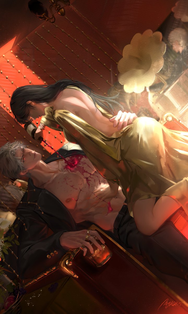 "You've already used your favorite wine glass. You're not going to taste it?"

#Sylus #LoveandDeepspace