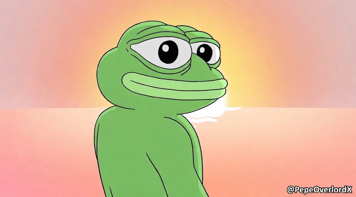 PepeOverlordX's tweet photo. Just sitting here watching another day end without my $PEPE moon...   @PepeOverlordX https://t.co/znfjU2hu1f