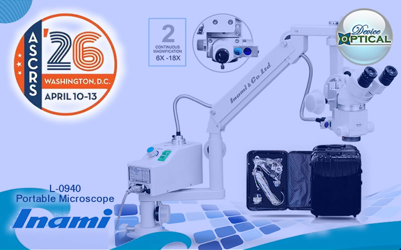 Device_Optical's tweet image. ASCRS 2026–Washington DC, Hasta Abril 12
Walter E Washington Convention Ctr
INAMI L-0940 Microscopio Portable
Opticas de alta calidad. Su diseño ergonómico proporciona una iluminación clara y detallada para el ojo de los pacientes
#ophthalmologist #eye #surgery #microscope #ASCRS