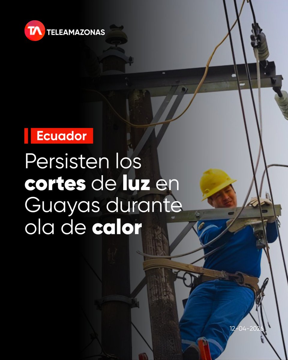 teleamazonasec's tweet image. #Ecuador | Habitantes de Guayaquil, Daule y Samborondón reportan cortes de luz de hasta 10 horas. CNEL explica la razón. 🔌🌡️

Revisa los detalles aquí: f.mtr.cool/pijgsrdnjr