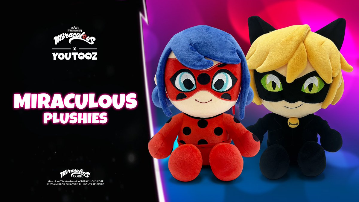 youtooz's tweet photo. tikki, spots on! 🐞

#miraculousladybug x youtooz debut plushie collection drops on april 17th at 3pm est 🐈‍⬛ https://t.co/DkropxWXeH