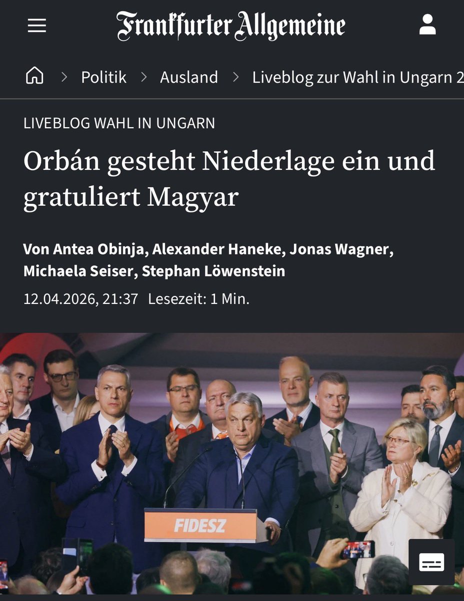 Putin, Trump und die AfD haben eine wichtige Wahl krachend verloren. Gut für Ungarn, gut für Europa