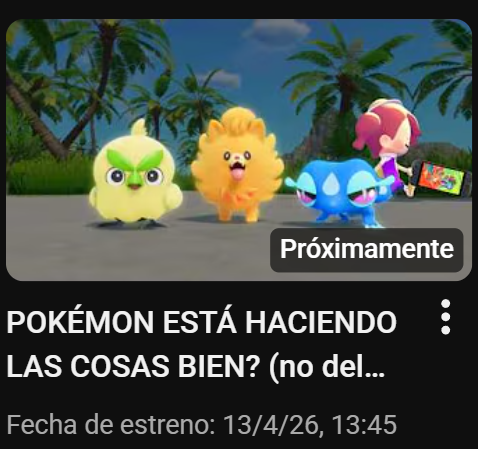 El vídeo está programado para mañana, pero lo he subido hoy así que técnicamente cuenta☝️🤓