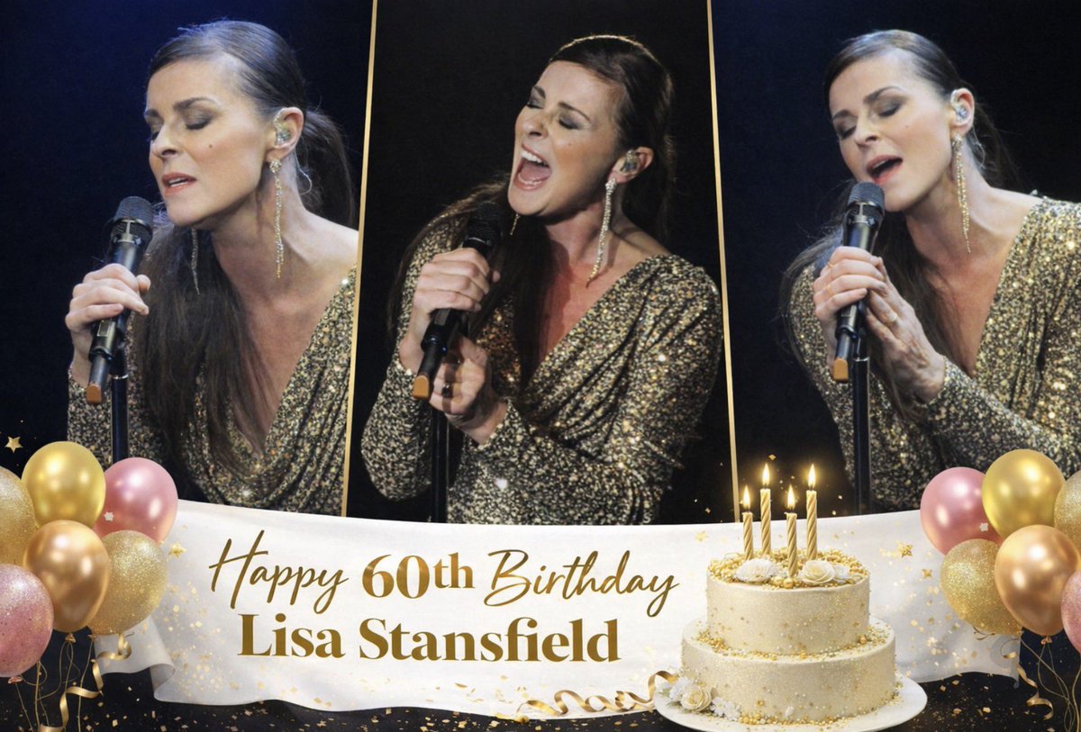 GFullerTweets's tweet photo. @lisajstansfield 🎤♥️👏🏻 Many Happy Returns and enjoy celebrating your 60th Birthday 🎉 Thank You for the music 🎵👏🏻 https://t.co/UHZOU2DWcE
