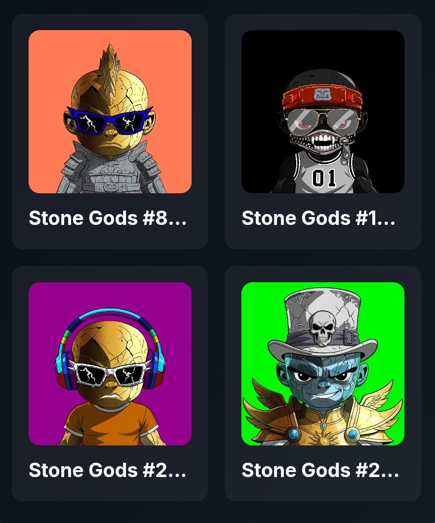 0xJDCrypto's tweet image. I mint Stone Gods #200 and these fantastic ones too.
Drop your Stone Gods 👇
#StoneGods #GraveMint #NFT #NFA
