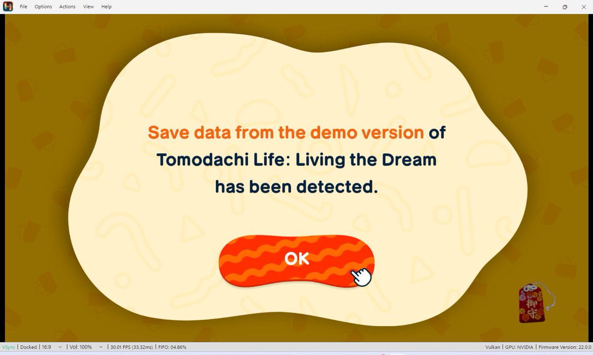 sleepylazywoman's tweet image. TOMODACHI LIFE LIVING THE DREAM GOT LEAKED YALL!! USE RYUJINX IF YOU'RE PLAYING ON A EMULATOR!