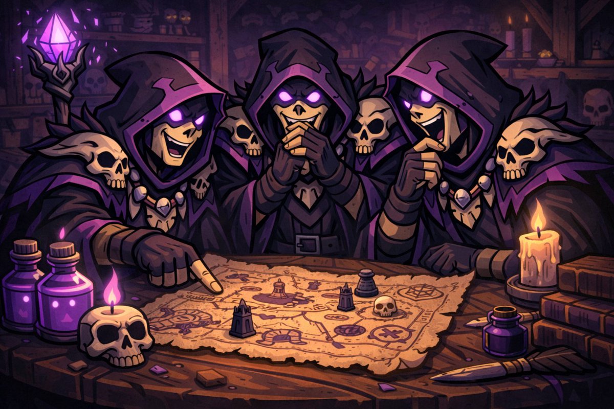 🔥Next week is going to be huge:
Necron Amulet Shards Mint details will be announced!

Date, price, phase info - everything.

A new chapter begins.

In the preparation to that, we also dug deeper into the legal side of crypto, and made some changes to the ecosystem.

The vision