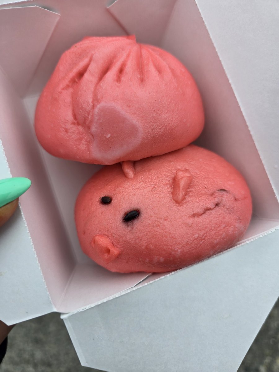 I'm at the market spending (y)our money. You have so many things to reimburse. Start with these bao buns. They made me think of you