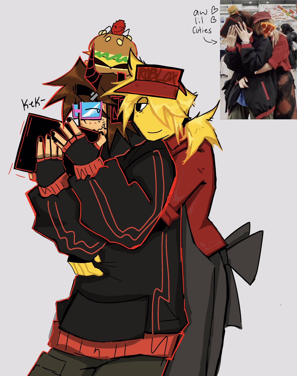 QualleRebirthed's tweet image. thank you for letting me draw your cosplay! ^^
#pizzaBurger