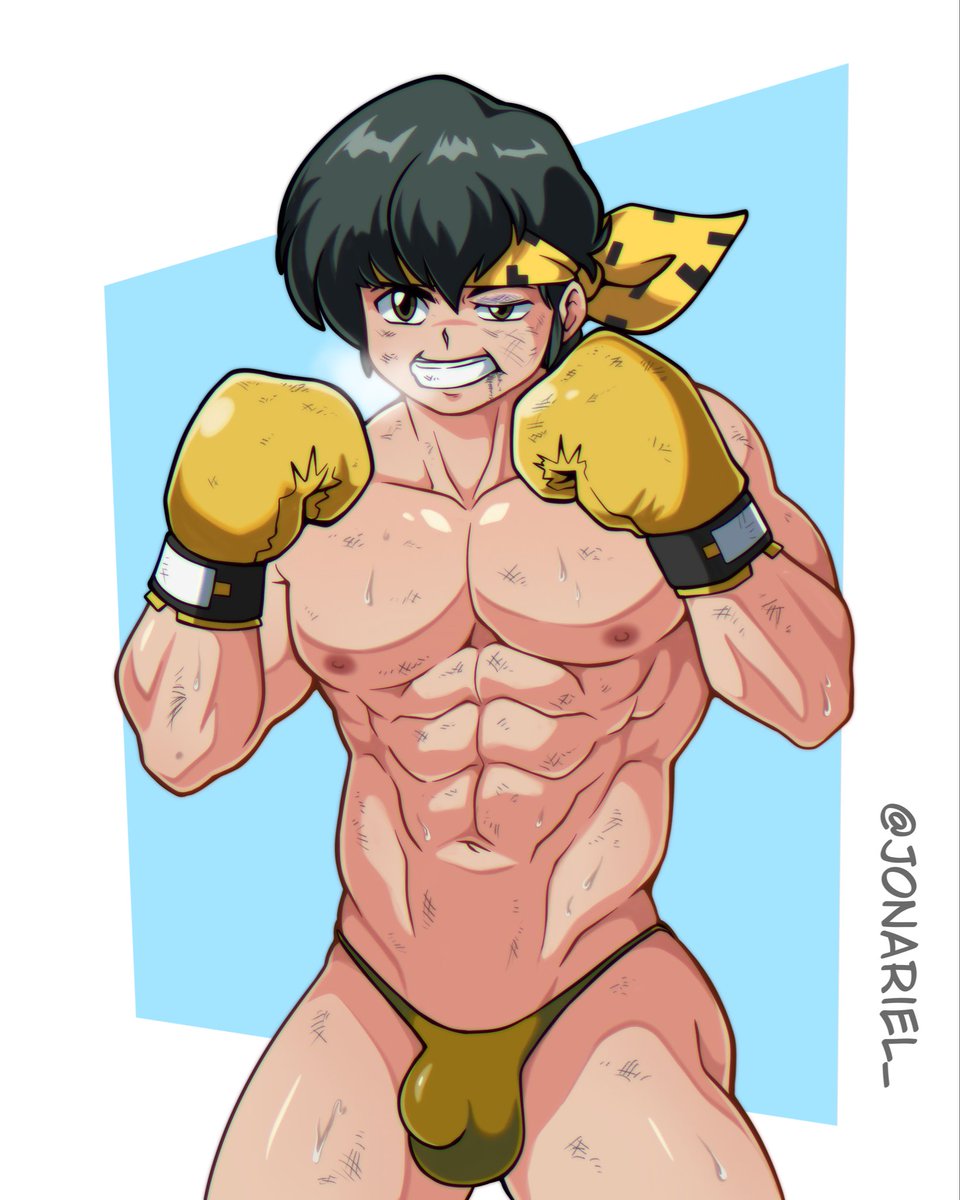 Jonariel_'s tweet photo. Boxing Ryoga 🥊 
#ranma #animeaet #muscle #nsfw #sexymale https://t.co/FPZqbwXCmi