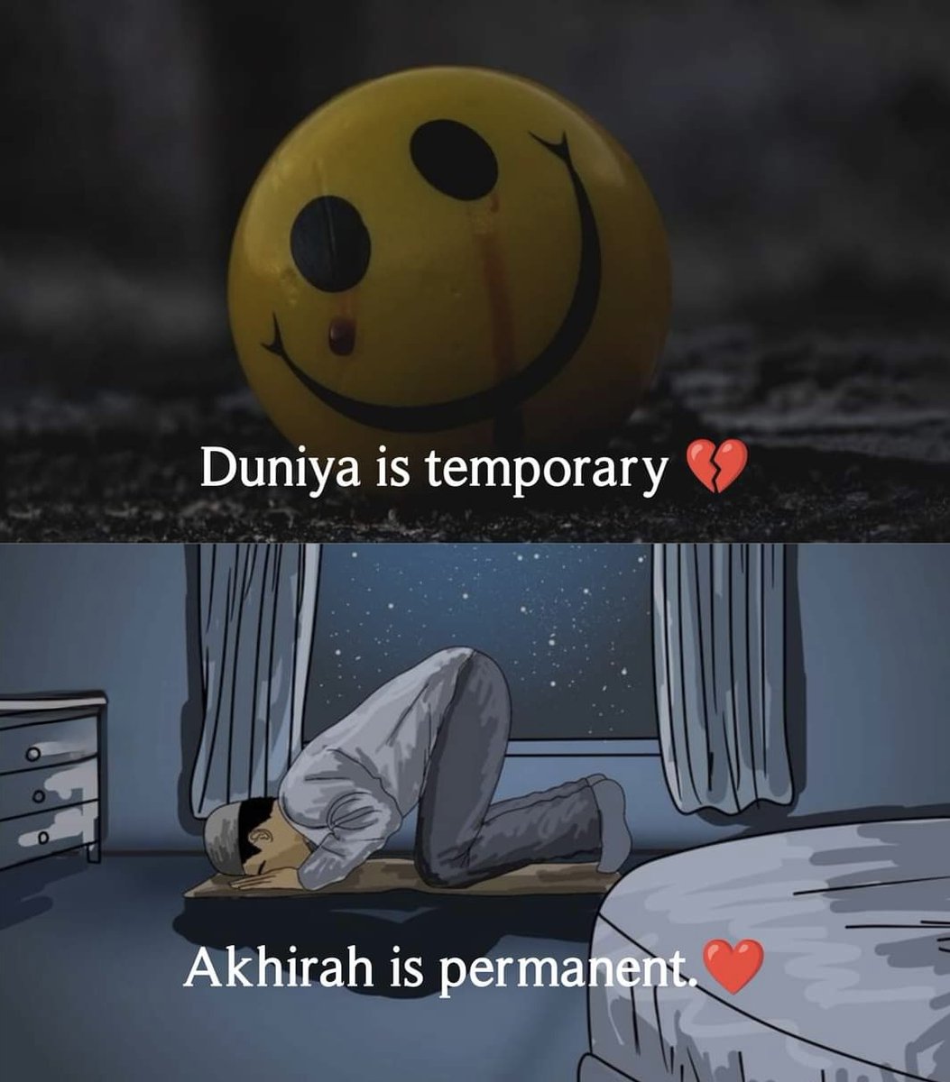 AllahGreatQuran's tweet photo. Akhirah is permanent. https://t.co/w0WSP8NDqM
