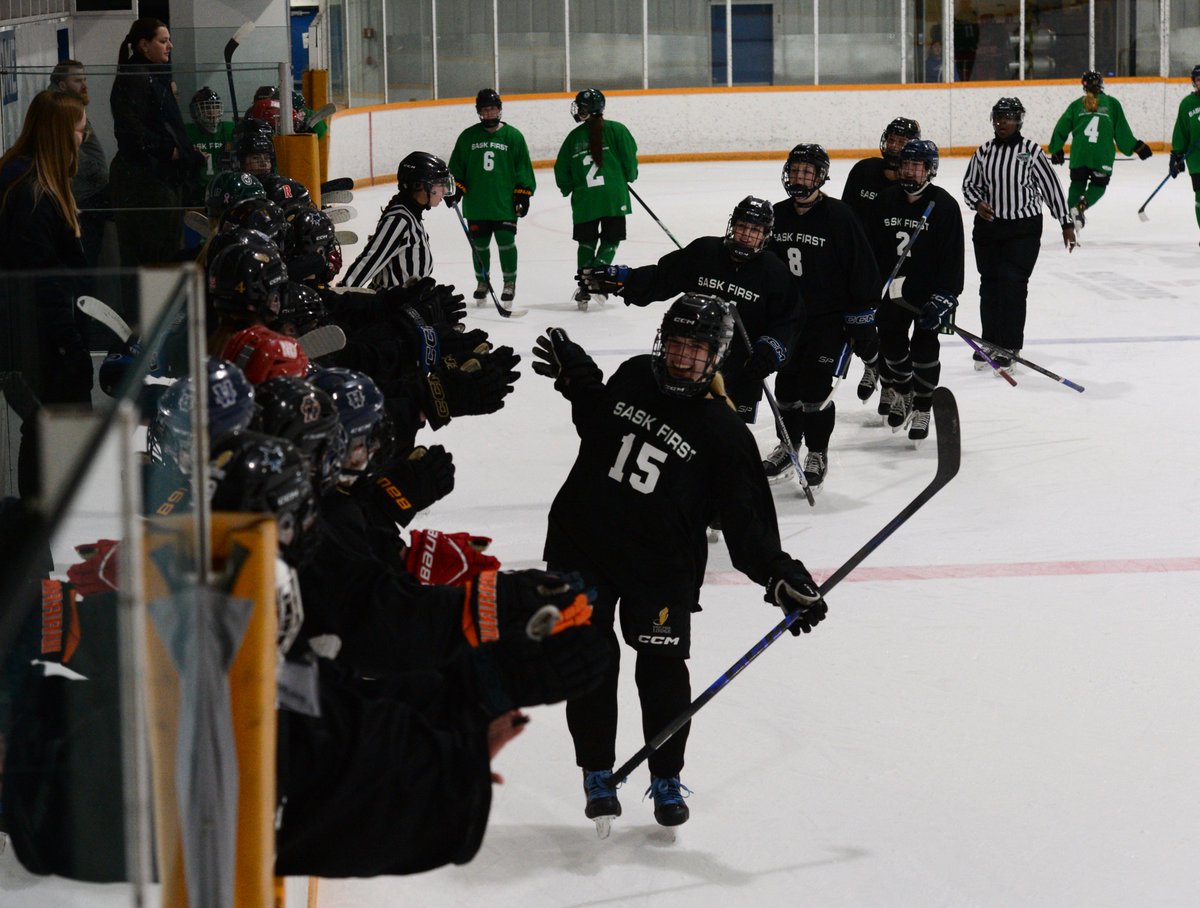 hockeysask's tweet image. The #SaskFirst Female U18 tournament went down to the wire! 

Special thank you to everyone involved for making this a memorable event. ☺️

Enjoy the summer and we'll see you in the new season! 

#SaskFirst #RiseToTheChallenge