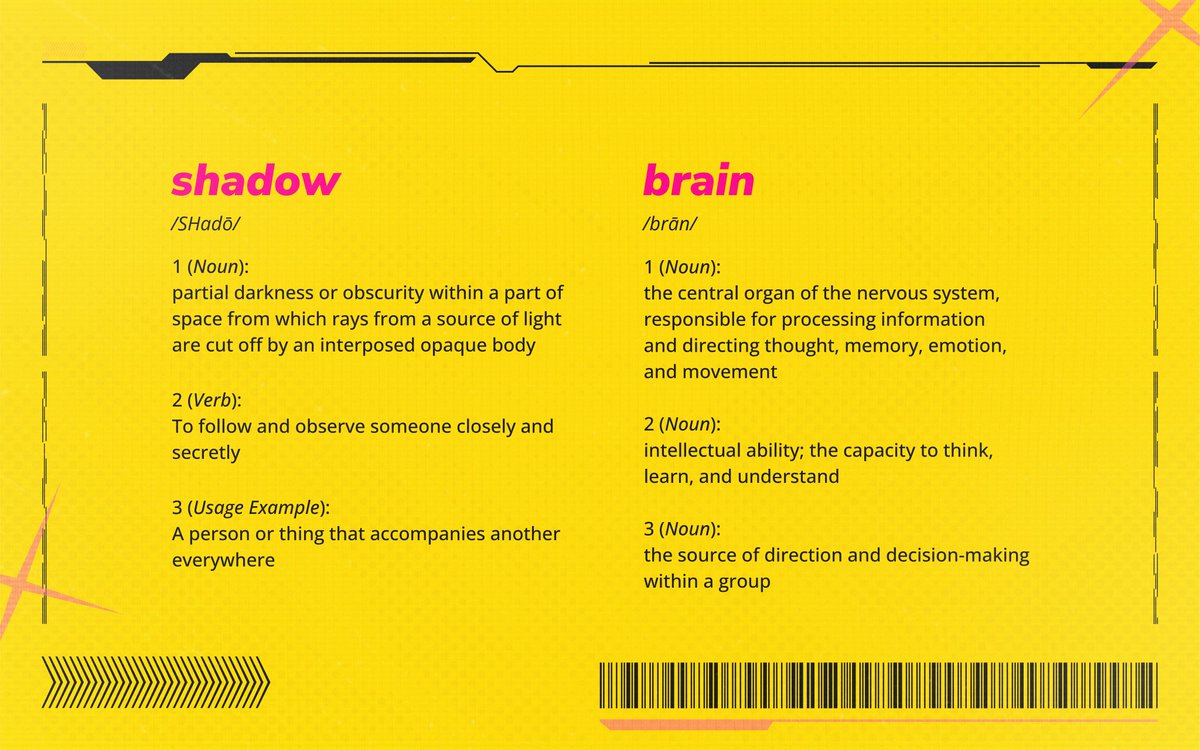 shxdowbrain's tweet photo. The creative brain in the shadow of your brand.

Breaking down the idea behind Shadow Brain through definition, structure, and visual language.

Every brand has a surface. This is everything working behind it.

Full brand reveal coming April 20. https://t.co/s40te0YPTT