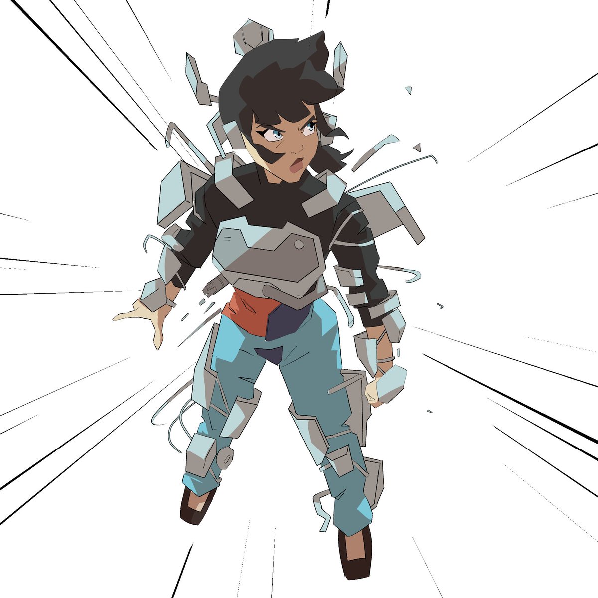 SketchesApollo's tweet image. That one panel in the show style 
#comics #techjacket #invincible