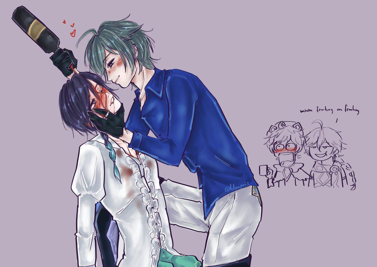 bloopzi1's tweet photo. #venhen ?? i guess
dahlia is more worried ab the wine stains on a white shirt
#venti #lohen #GenshinImpact #原神 https://t.co/h7oHI1S9zo