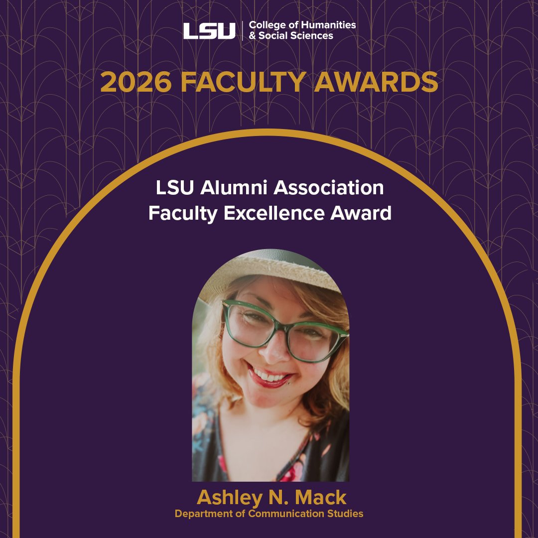 LSU College of Humanities & Social Sciences tweet media