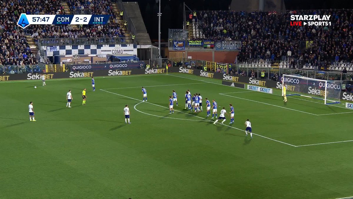 ريمونتادا إنتر. إنتر يقلب الطاولة على كومو بهدف التقدم الثالث برأسية دومفريس الدوري الإيطالي | #كومو_إنتر 