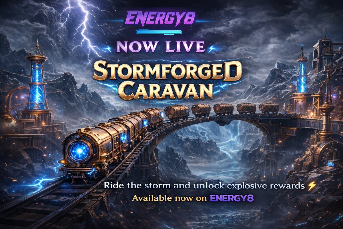 ⚡ STORMFORGED CARAVAN IS LIVE

👉 Play now: energy8.xyz

💥 Up to x25,000
⚙️ Engine Wilds with multipliers
🧲 Conductor Collect
🌪️ Free Spins
🔒 Lock Bonus

Ride the storm rails and unlock explosive rewards 🌩️This 5x4 slot brings power, risk, and massive wins.