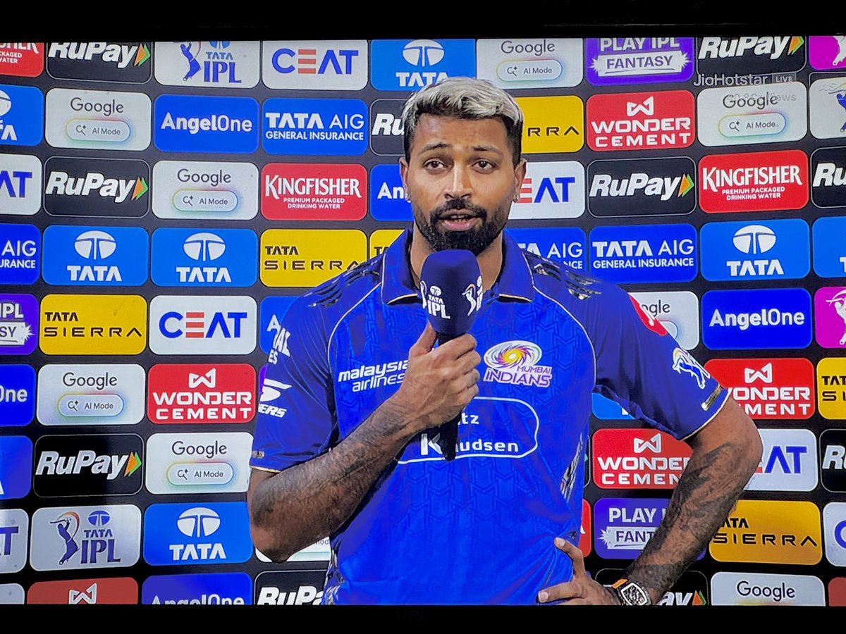 iAshuSpeaks's tweet photo. Big Statement From Mumbai Indians Captain 👇🏻👇🏻👇🏻👇🏻
“It’s Not Working Anymore, We Need To Make Big Changes” - Hardik Pandya
Translation: Even Hardik knows his captaincy experiment has destroyed MI. Sack him NOW and bring back Rohit Sharma before it’s too late! 😤 #HardikOut #MIChaos #IPL2026