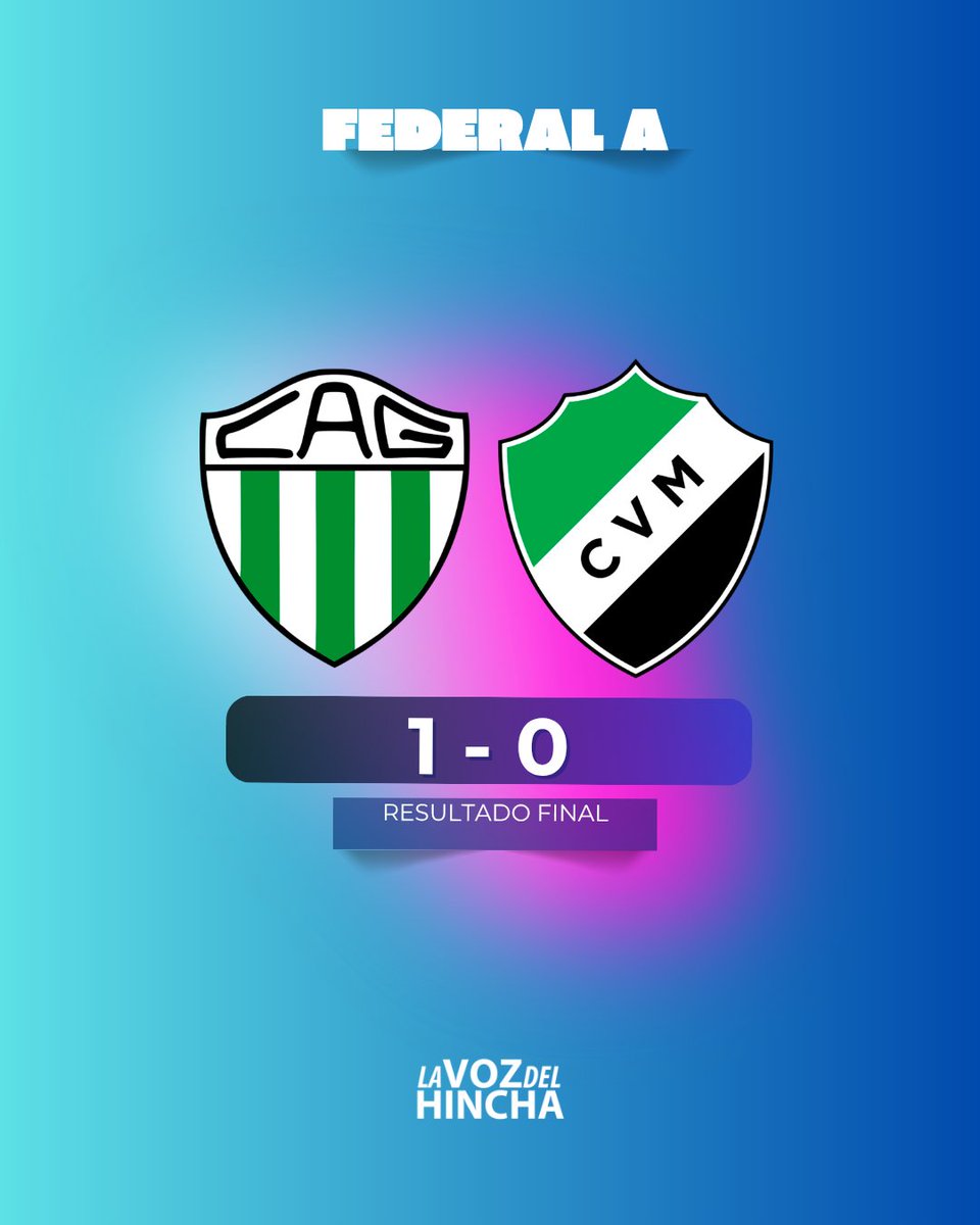 LaVozDelHincha4's tweet photo. 🏆 #FederalA

➡️ Villa Mitre cayó en El Fortín de Rawson ante Germinal. El tricolor sigue sin sumar de visitante 

⚽ 18' ST Oliveri (G) https://t.co/UOabPPadJE