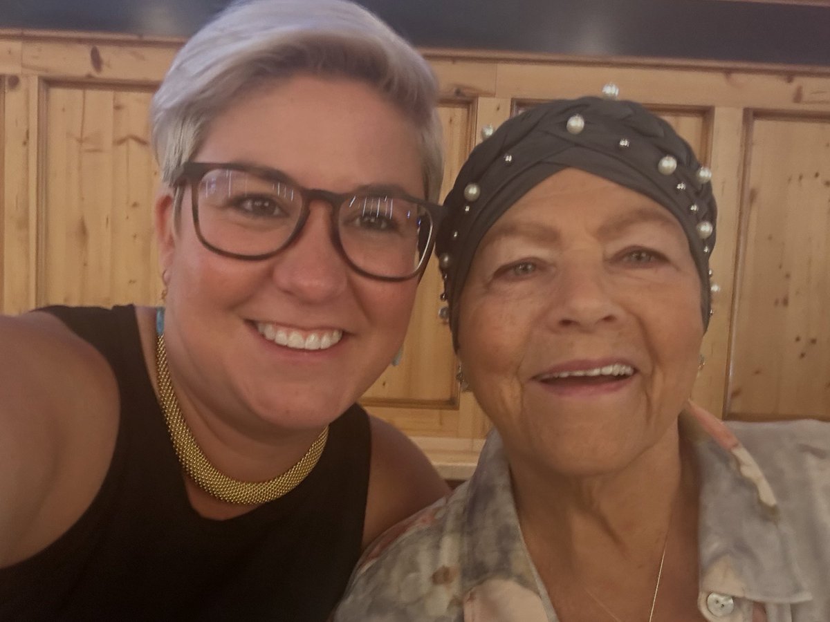 jam00zle's tweet photo. I got to worship with my mom today after months due to health issues. And went out for lunch, walker and all! She’s the best, always happy and positive. Such a character and blessing. Love ya, Jude @crazedc00kie https://t.co/I99nkTGgNh
